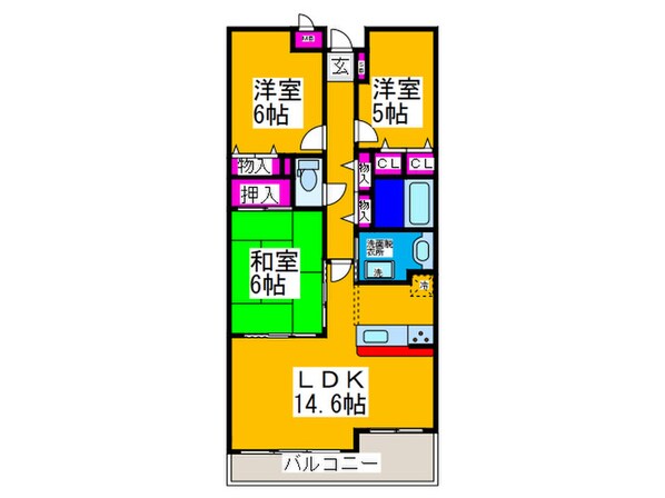 ﾌｧﾐｰﾙﾊｲﾂなかもず（922）の物件間取画像